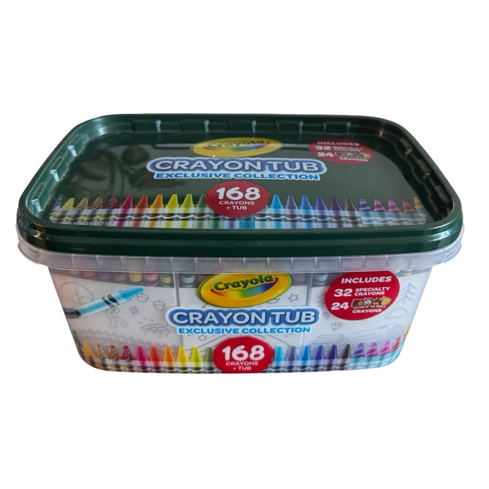 Crayola Crayon Tub - 168 Count